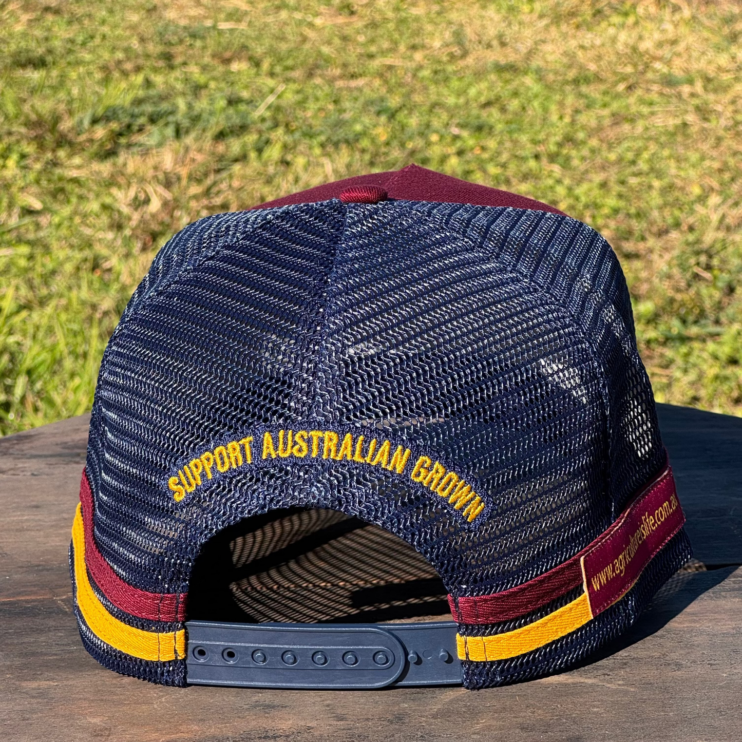 Maroon Ag Is Life Trucker Cap