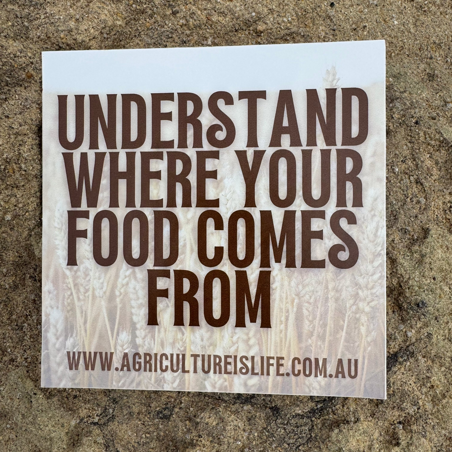 Ag Is Life Slogan Sticker