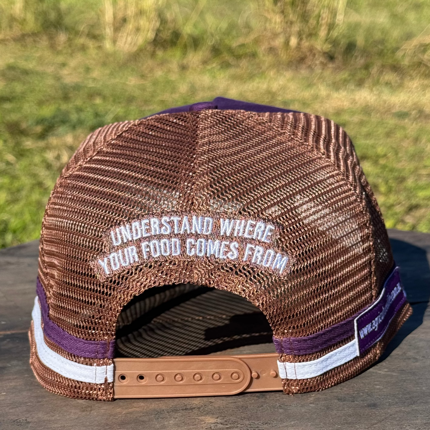 Purple Ag Is Life Trucker Cap