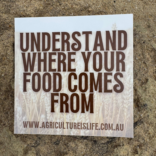 Ag Is Life Slogan Fridge Magnet